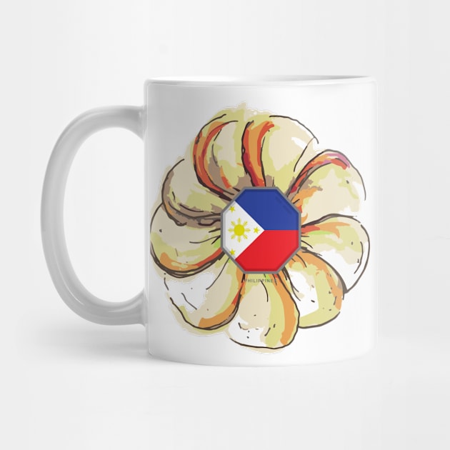 pilipinas flag on a flower by CatheBelan